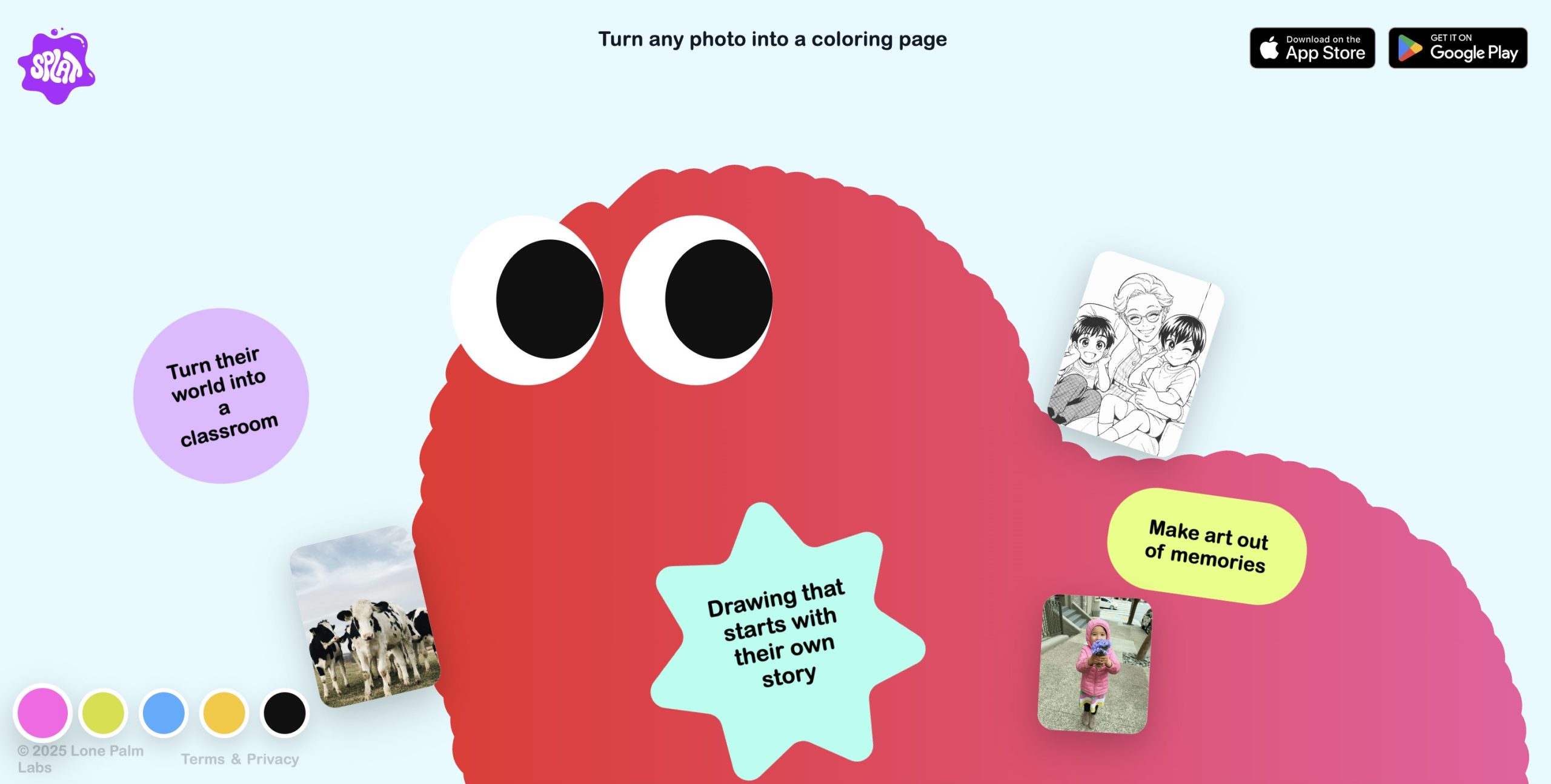 Generative AI Transforms Personal Photos into Custom Coloring Experiences for Children