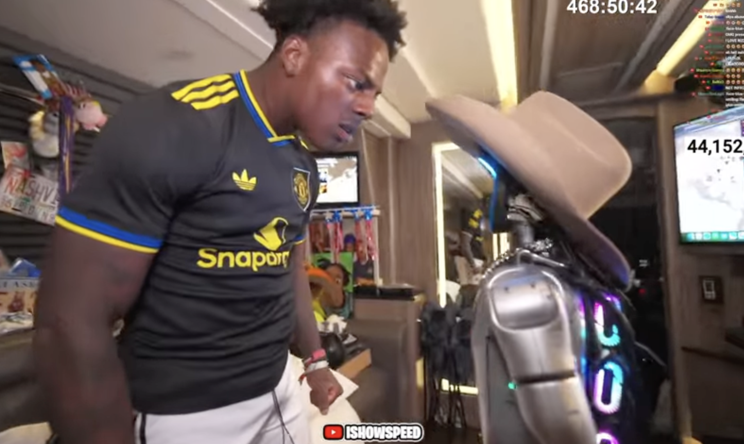 Viral Spectacle Turns Legal Battle: IShowSpeed Faces Lawsuit for Alleged Assault on Rizzbot Humanoid